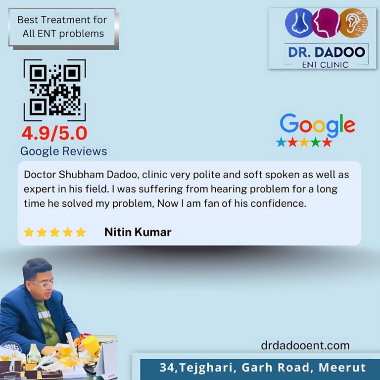 Dr Shubham Dadoo (Best ENT Specilist in Meerut)