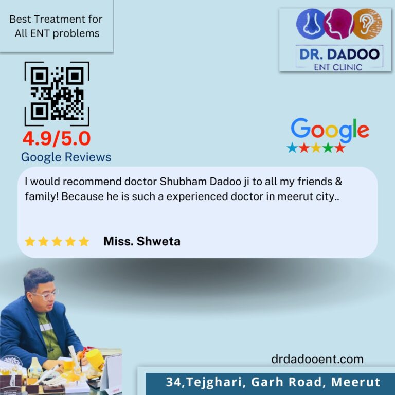 Dr Shubham Dadoo (ENT Doctor in Meerut)